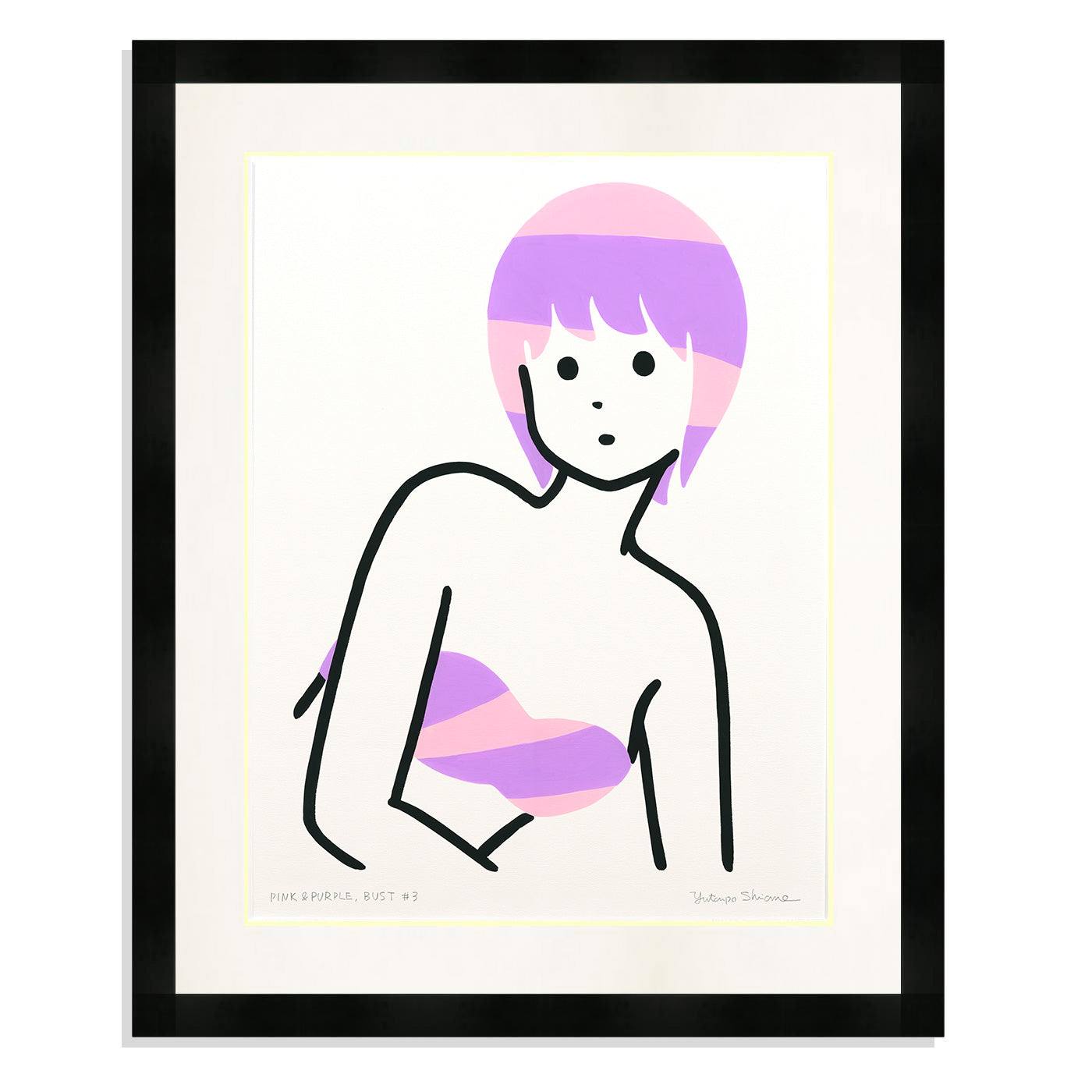 Pink & purple, Bust #3